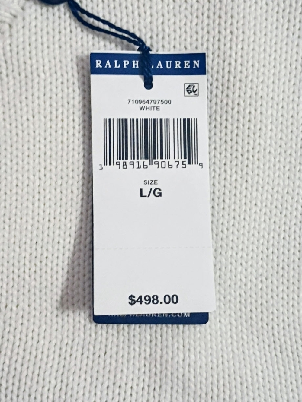Ralph Lauren Sweater with Blue Bear Graphic Embroidered - Picture 4 of 6